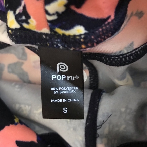 POP Fit Stella Floral Bike short - Picture 9 of 13